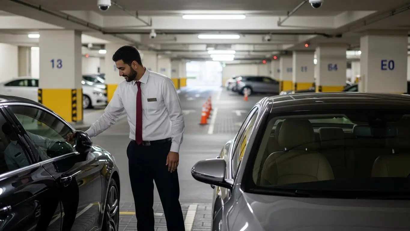 dubai secure valet parking